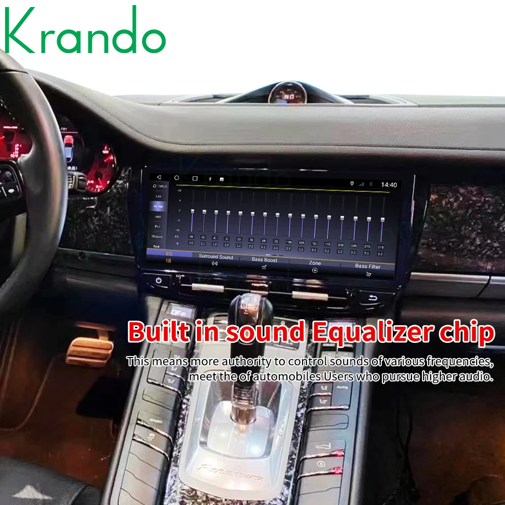 Krando 12.3" Car Navigation For Porsche Panamera 2010+ Android Auto Head Unit Support Wireless Carplay 4G WIFI