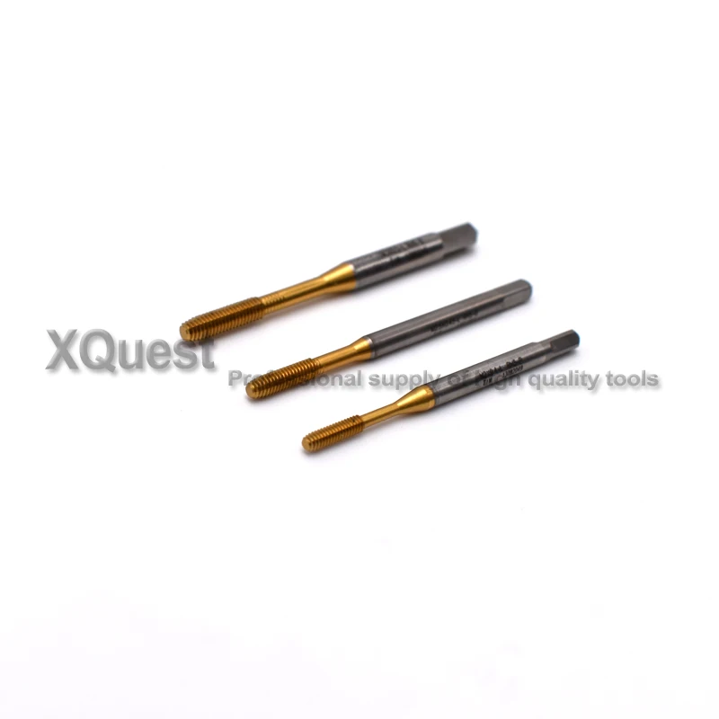2PCS Tin HSSE Left Hand Thread Forming taps M2 M2.5 M3 M4 M5 M6 M8 M10 LH Fluteless Machine Tap M2X0.4 M3X0.5 M4X0.7 M5X0.8 M6X1