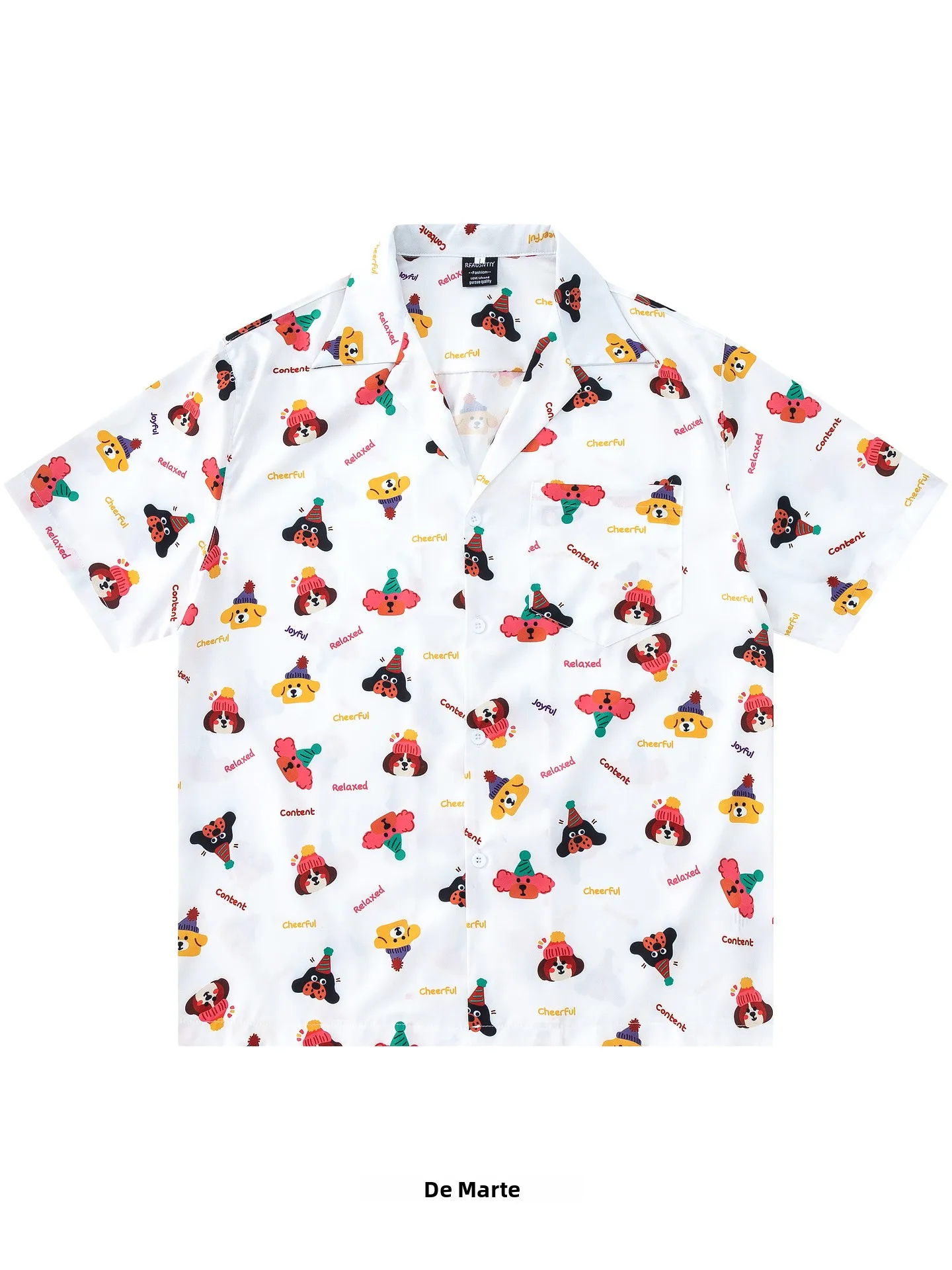 chemise-decontractee-a-manches-courtes-ugly-graffiti-collection-ete-2026-accessoire-de-mode-d'origine-chinoise-boucle-de-ceinture