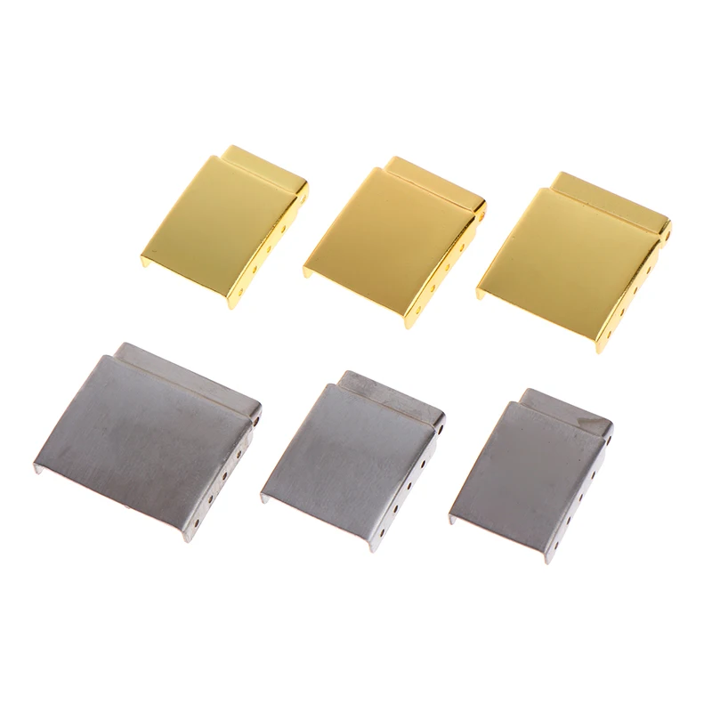 1Pc Steel Watch Strap Bracelet Extender Clasp Extension With Step Gold/ SIlver Color 12-24mm Repair Accessory For Watch Repair