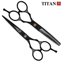 TITAN hair scissors professional barber tool cutting hairdressing thinning shears5.5inch 6.0inch