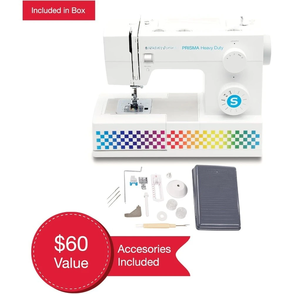 ماكينة خياطة شديدة التحمل مع مجموعة ملحقات عالية السرعة 69 تطبيقات غرزة إطار معدني كامل ذراع مجاني خيوط سريعة جريئة