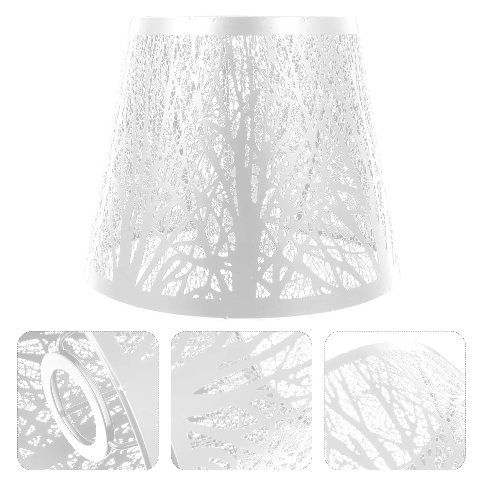 Hollow Wrought Iron Lampshade Shades for Floor Practical Sensor Decor Light Cover Creative Exquisite Baby