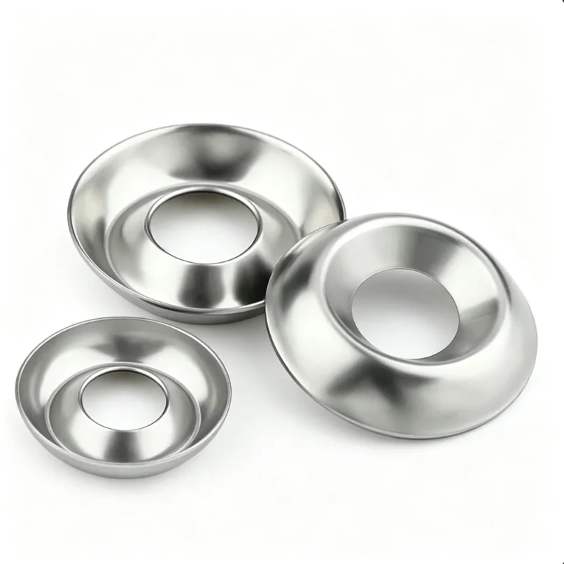 M3 M4 M5 M6 Cup Shape Countersunk Washer 304 Stainless Steel Fish Eye Gasket Concave Bowl Washer For Flat Head Screw