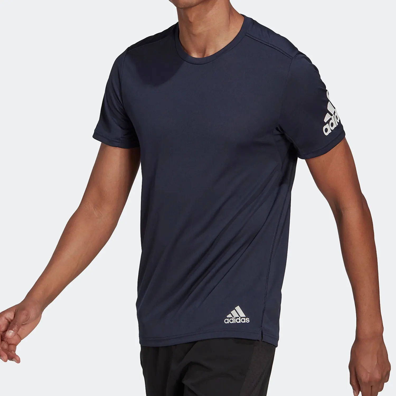 

Adidas Official Authentic Summer New Men's Running Breathable Short-Sleeve T-Shirt HL3966