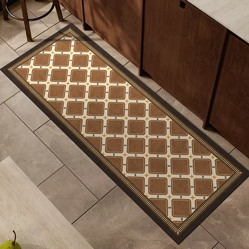 Rug for Kitchen Super Absorbent Carpet Long Non-slip Floor Mat American Style Carpets Home Decoration Rugs Alfombras De Cocina