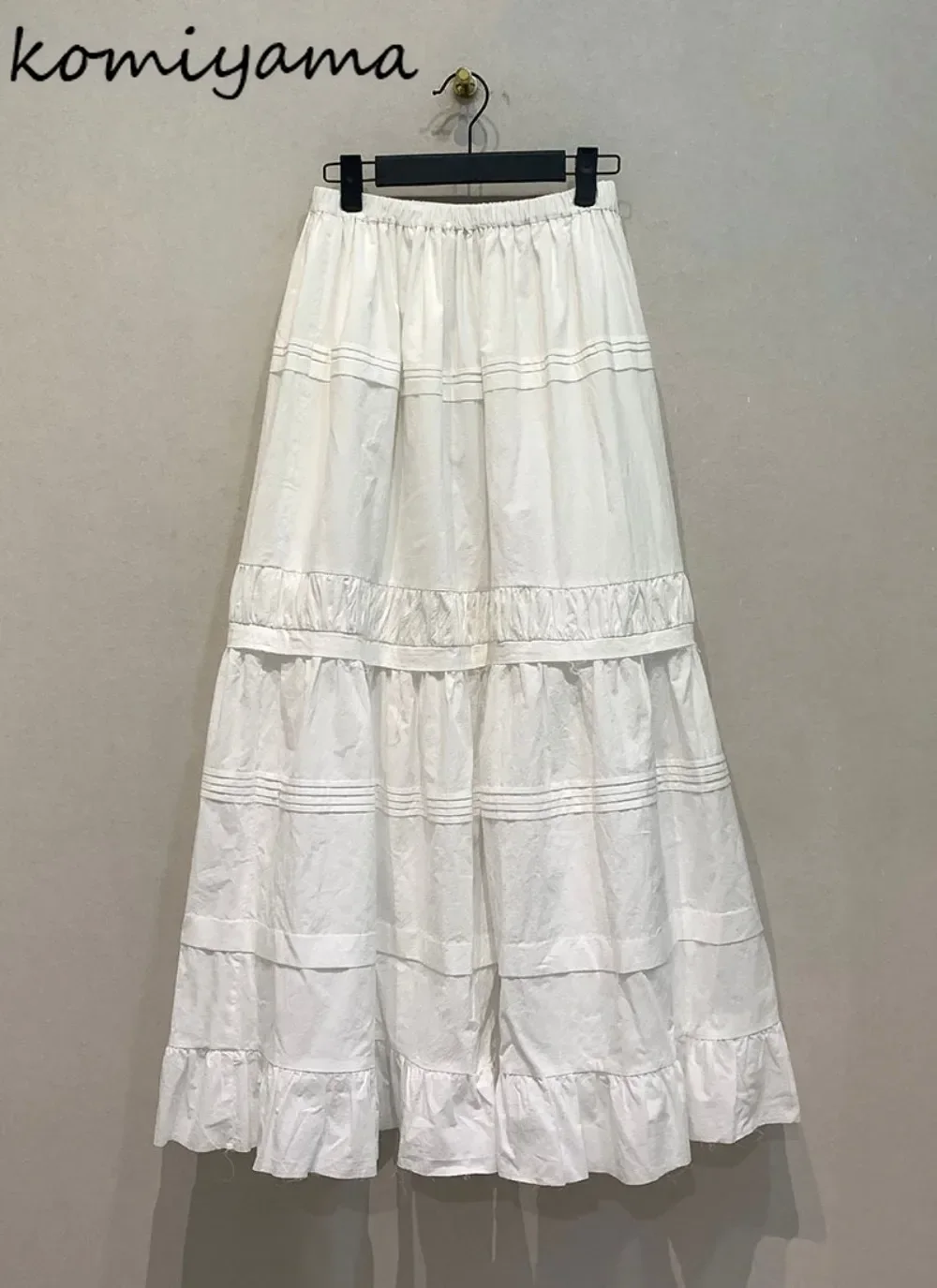 

Japan New Big Swing Skirt Ball Gown Skirts High Waist Pleated Ropa Mujer Casual Faldas Spring 2025 Sweet Woman Clothing