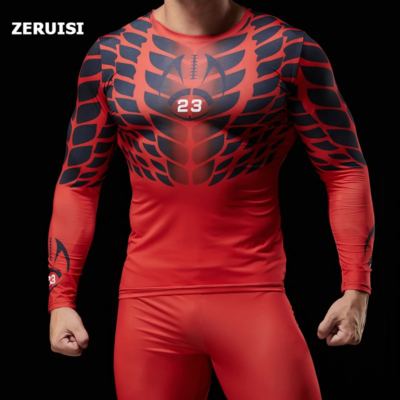 

Men's Long Sleeve Compression T-Shirt High-Quality T-Shirt Quick Dry Fabric For Outdoor Sports