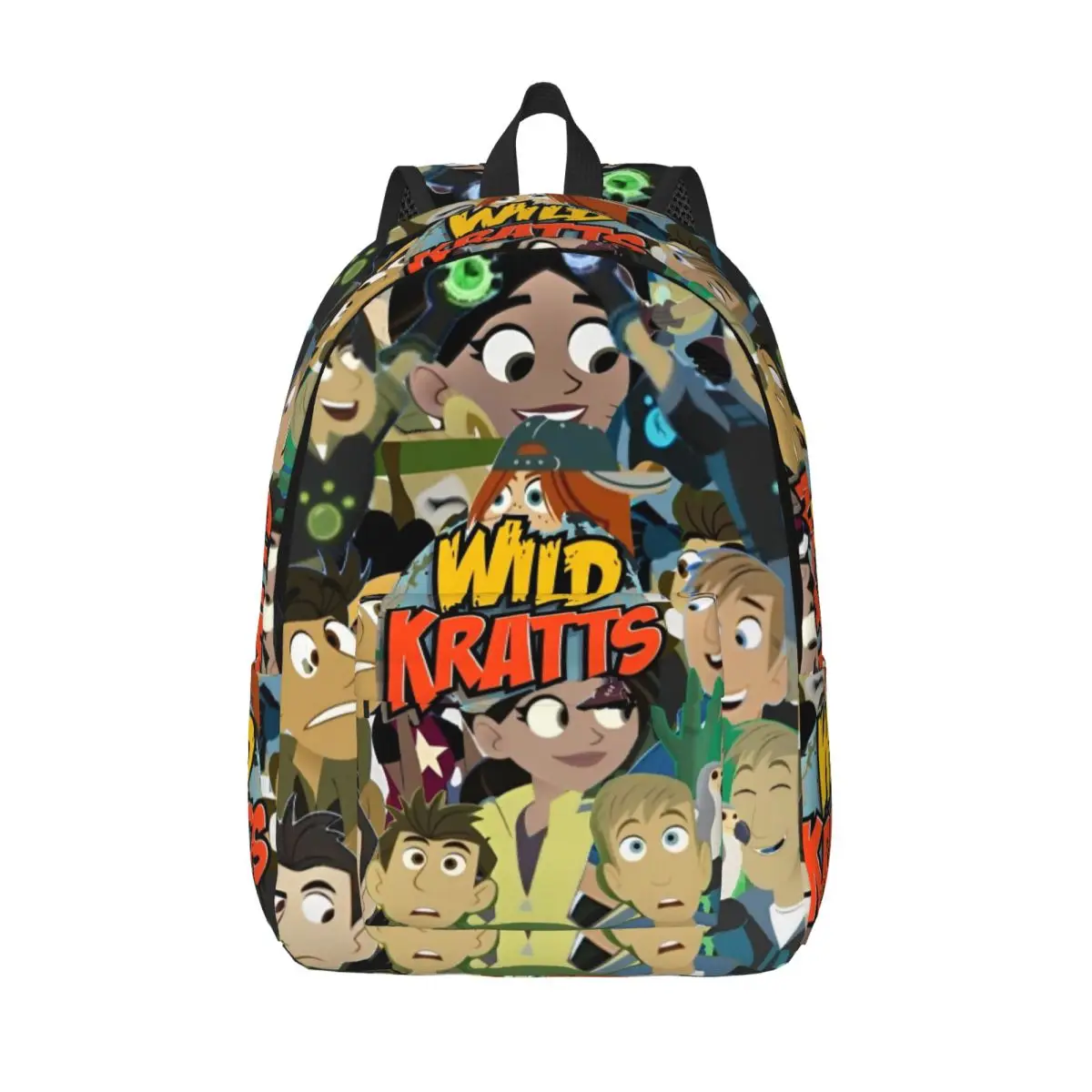 

Wild Kratts Anime (3) Classical Backpack Sports High School Work Daypack for Men Women Laptop Computer Shoulder Bag