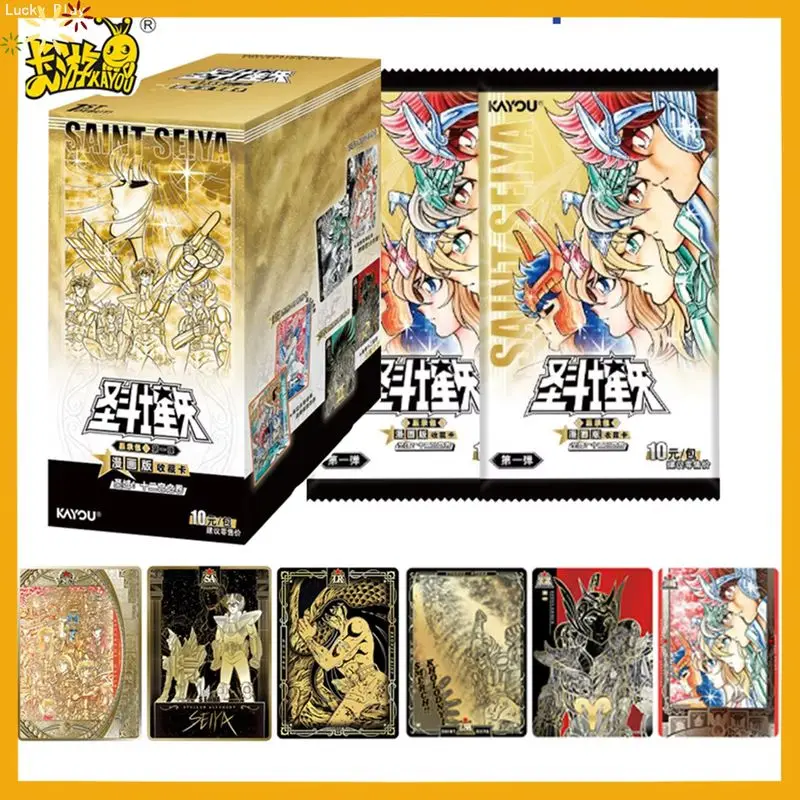 Kayou New Saint Seiya Manga Edition Collectible Card Star Pack Japanese Anime Box Rare Se Sa Lsr Lr Sgr Collection Card Gift Toy