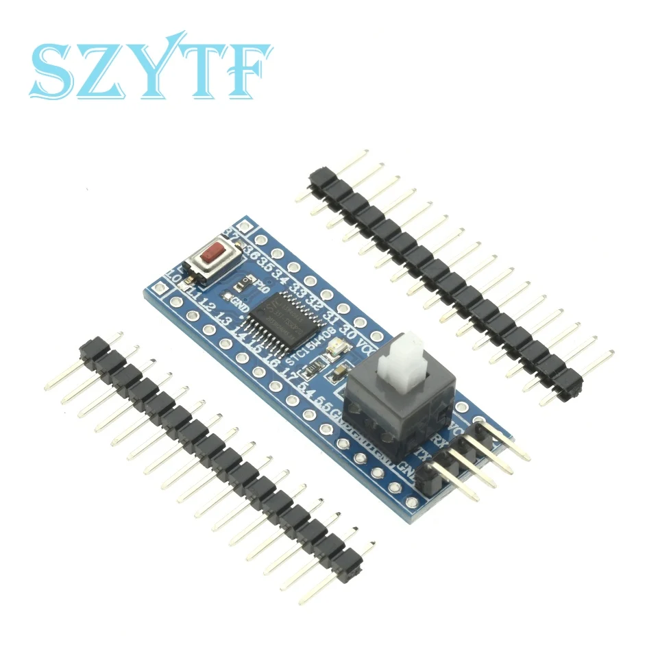 STC15W408AS Minimum 51 MCU Development Board Core System Learning Control Module Microcontroller Demo Board 2.5-5.5V