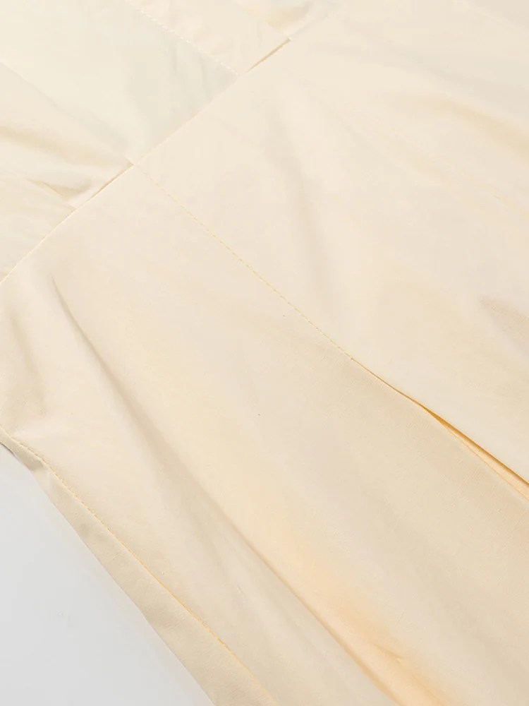 Estilo europeu nova moda feminina versátil temperamento lapela manga longa cor sólida cintura vestido fino