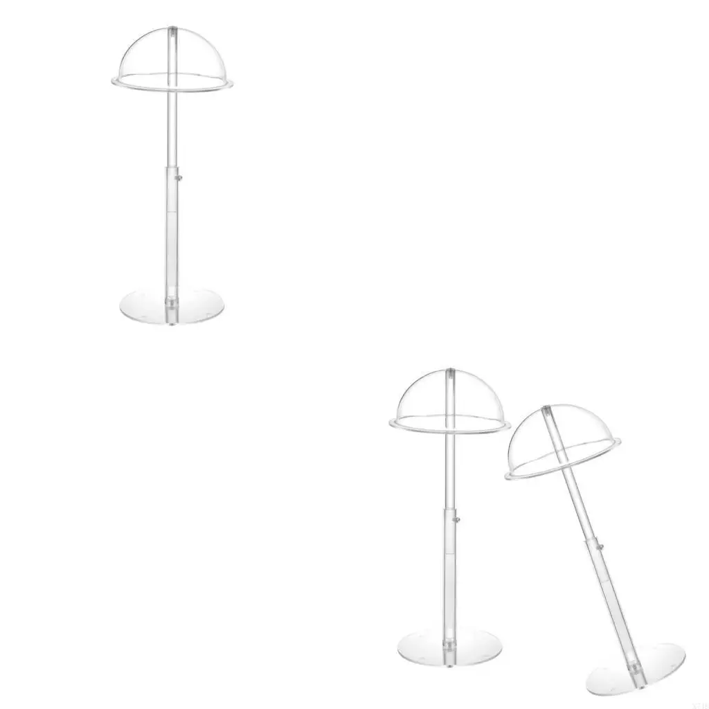 

Multifunctional Acrylic Caps Holder Fashion Hat Display Rack Acrylic Texture Perfect for Hat Collection and Need