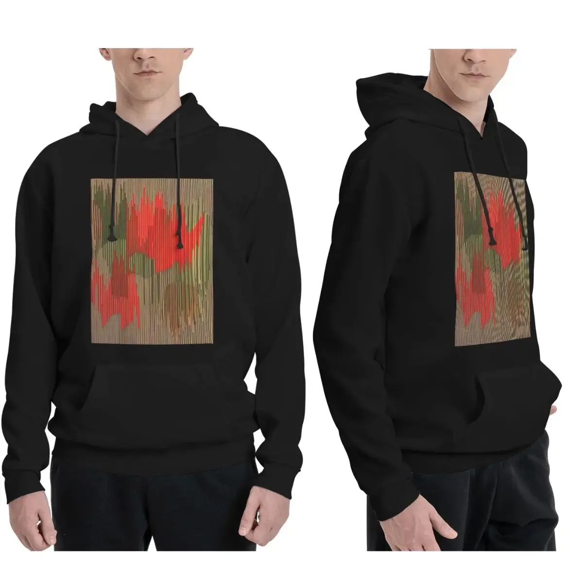 

Artwork By Carlos Cruz Diez Hoodies Men's Women Casual Pullover Sweatshirts Hip Hop Long Sleeve Clothing Autumn Winter