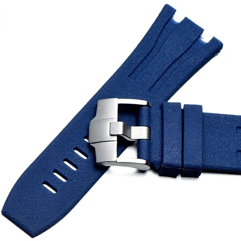 Sport Rubber Watch Strap for AP Audemars&Piguet 15703 15710 26067 26470 26178 Royal Oak Offshore 28mm Silicone Watch Accessories