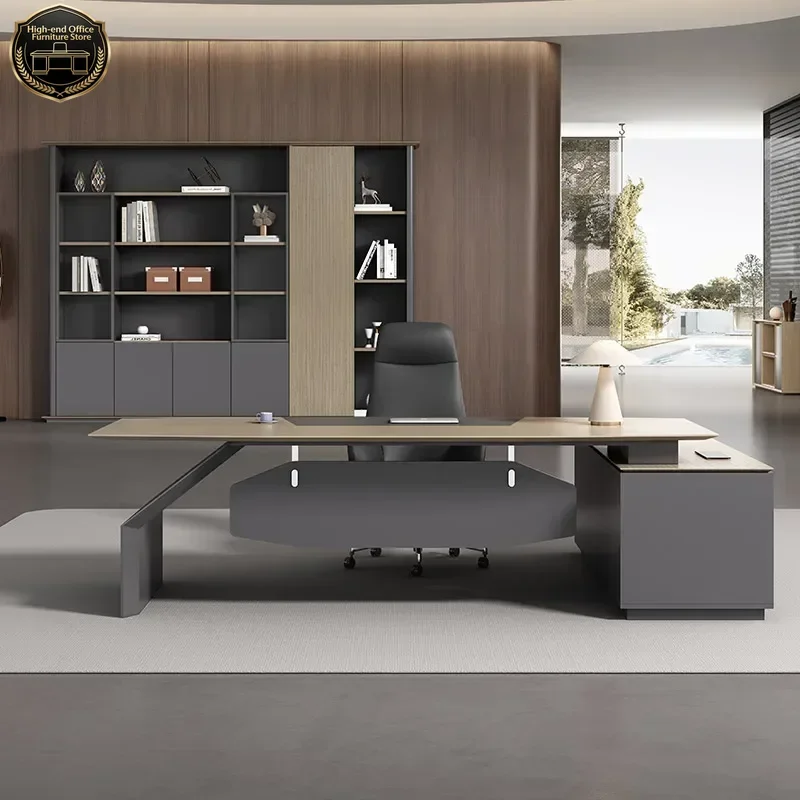 

Drawers High Quality Office Desk Secretary Organizer High End Storage Computer Desks Executive Minimalist Bureau Desk Furniture