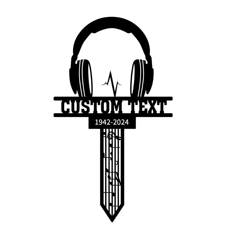 

Эксклюзивные металлические могильные маркеры на заказ. Индивидуально для любителей музыки, идеальные колья для сочувствий на открытом воздухе.