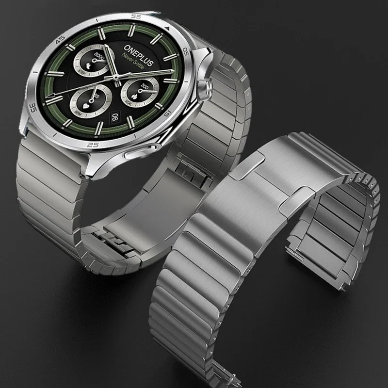 For OnePlus Watch 3 2 2R Stianless Steel 22mm Metal Strap Correa For OPPO Watch 4Pro X X2 Bracelet Corre For Realme Watch S2 2 3