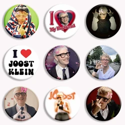 Hot Singer Joost Klein Soft Button Pin Creative I Love My Boyfriend Joost Klein Meme Brooch Badge Backpack Decor Fans Collect