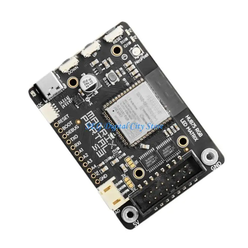 Acessório computador DIY U75B ESP32S3 LED MATRIXES DISPLAY DISPLAY PLACA