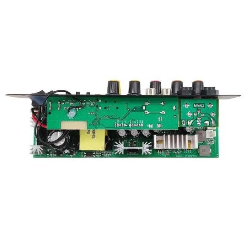 2Pcs D100W High Power Amplifier Board 12V 24V Bluetooth TF‑Card Player Car Audio Amplifier Mainboard Replacement Parts