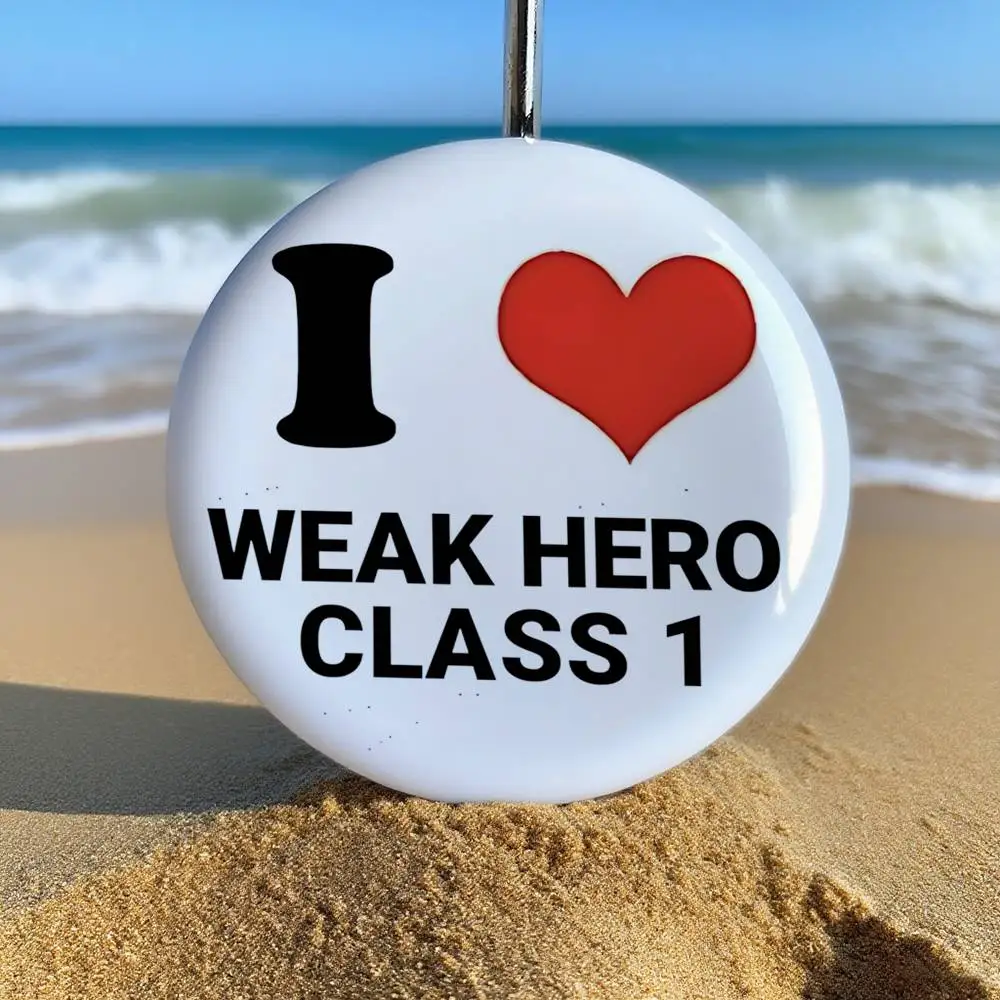 W-Weak Hero Class 1 Badge Pins For Friend, Backpack, Clothing, Collectible Accessories, Jewelry Gift