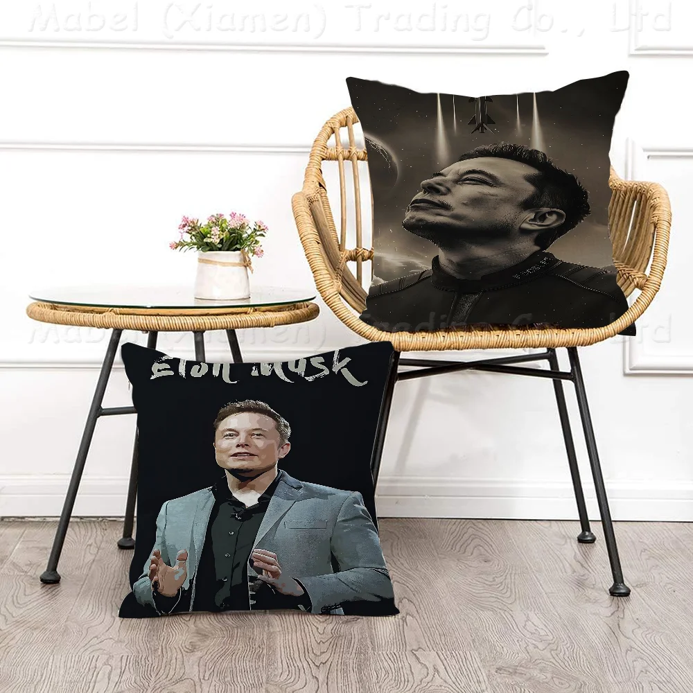 

Elon Musk Cushion Cover Inches Farmhouse Decor Home Throw Pillow Covers For Couch Decorations