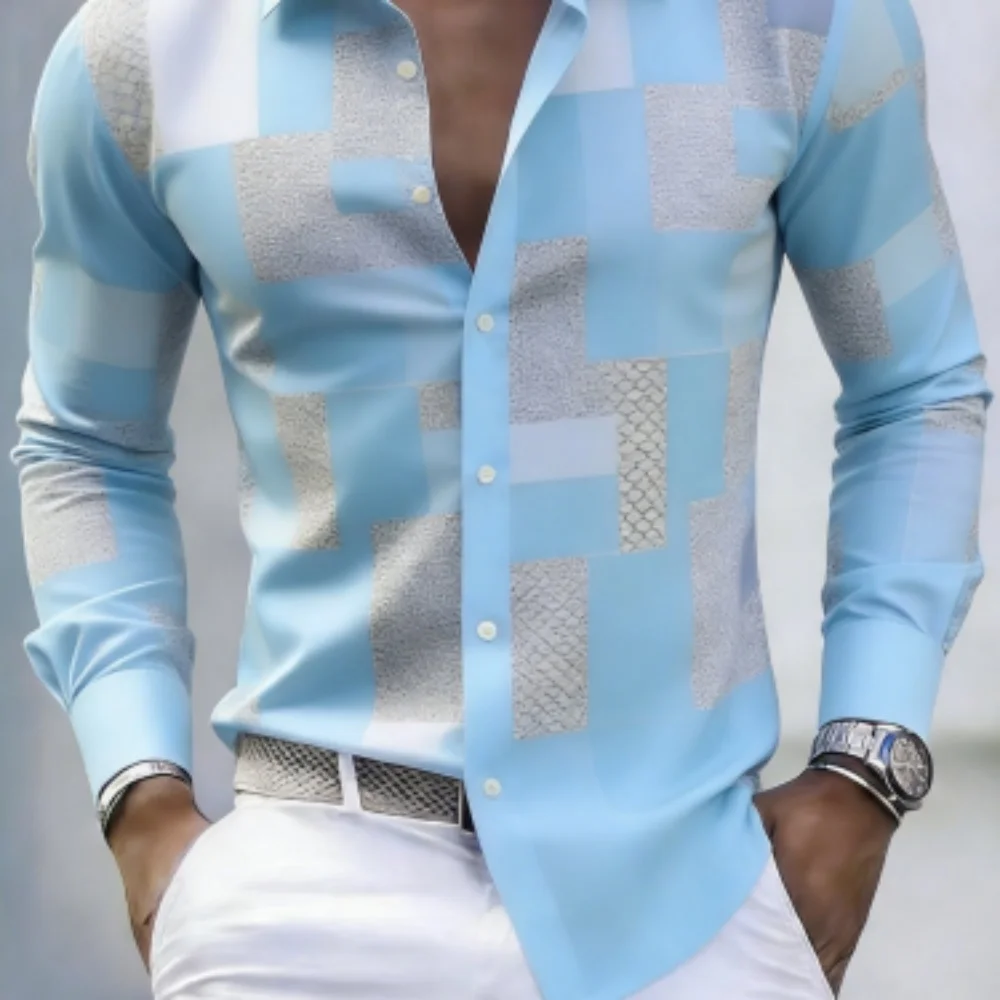 Stylish and elegant men's shirt—perfect for smart-casual looks and versatile enough for any occasion. Fast shipping.