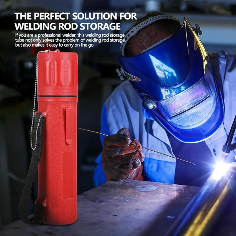 

TKOH-2PCS Welding Rod Storage Tube 14Inch Electrode Storage Container Waterproof Welding Rod Holder Welding Rod Container