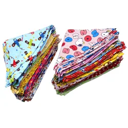 30PCS S/M/L/XL Small Dog Cat Bandana Cotton Small-Large Dog Bandanas Scarf For Small Dog Puppy Cat Bibs For Dogs 50Colours