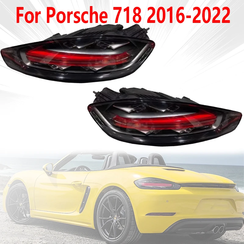 

Автозапчасти, задний фонарь в сборе, стоп-сигнал, задний бампер, фара, указатель поворота для Porsche 718 2016-2018 2019 2020 2021 2022