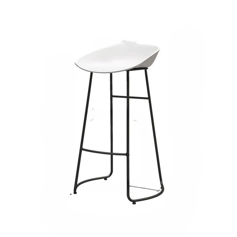 

Bar Chair Modern Simple Bar Stool High Footstool Household Northern Europe Back Creative