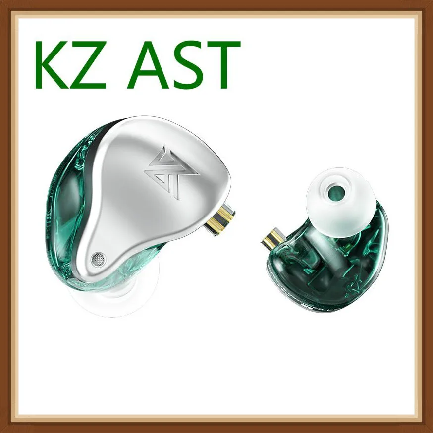 KZ AST 24 BA Balanced Armature Units HIFI Earphones Monitor DJ Headsets Noise Cancelling Earbuds 2PIN Cable KZ  ASX AS16 ZAX ZSX