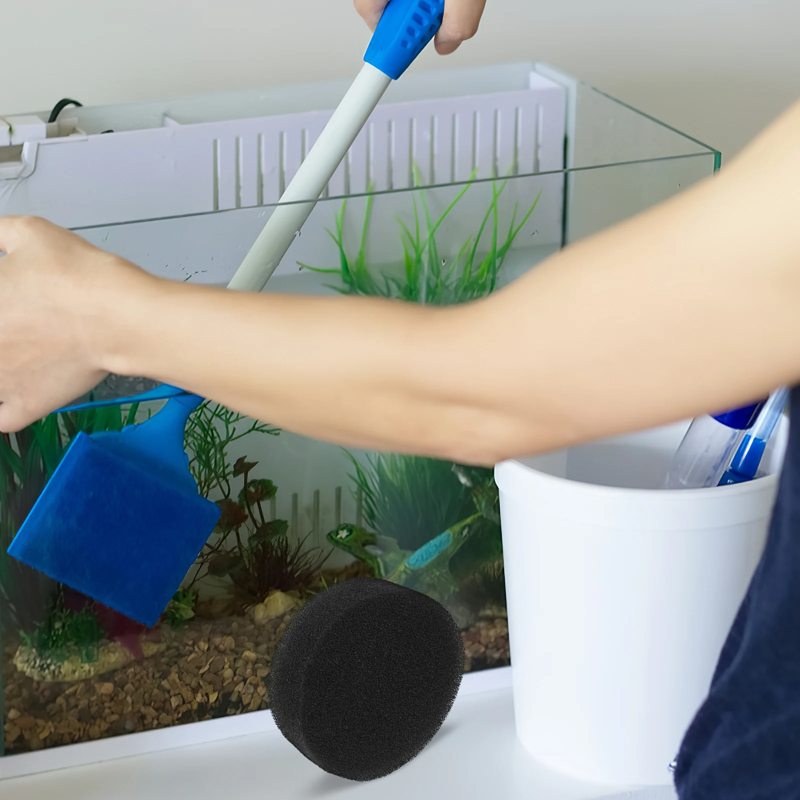 

Filter Sponge Pad Replacement for Aquarium Fish Tank Filters Accessories High Water Absorption Pond Filtration System