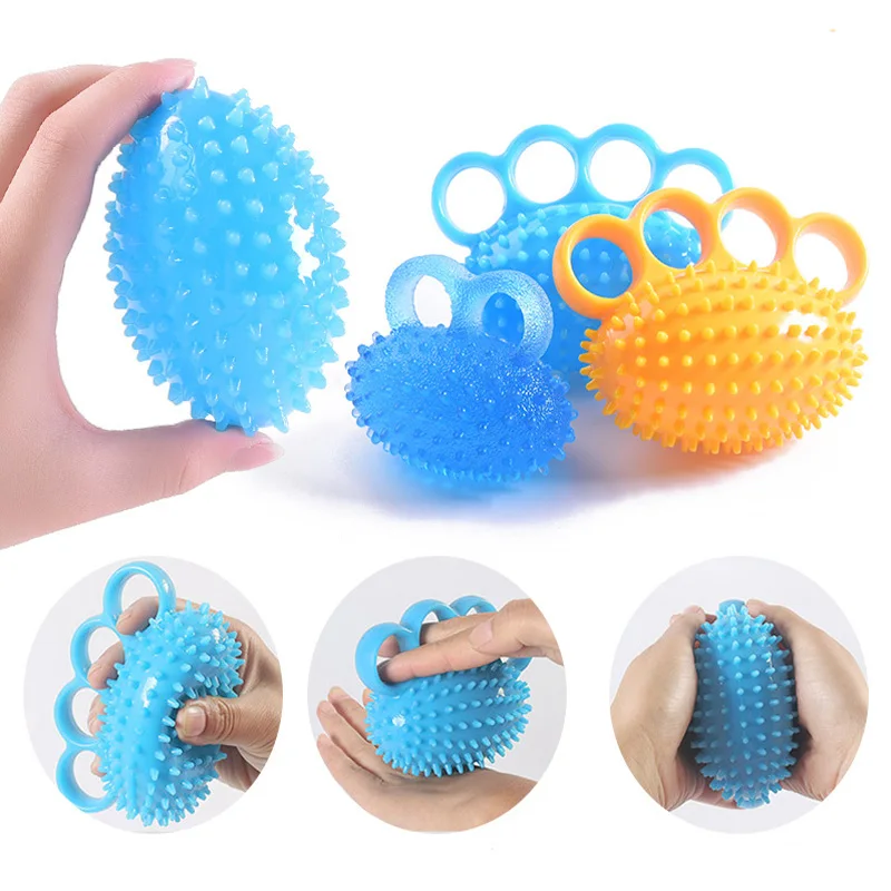 Finger Grip Ball Massage Rehabilitation Training Elderly Exercise Ball Hand Finger Strength Circle Grip Device