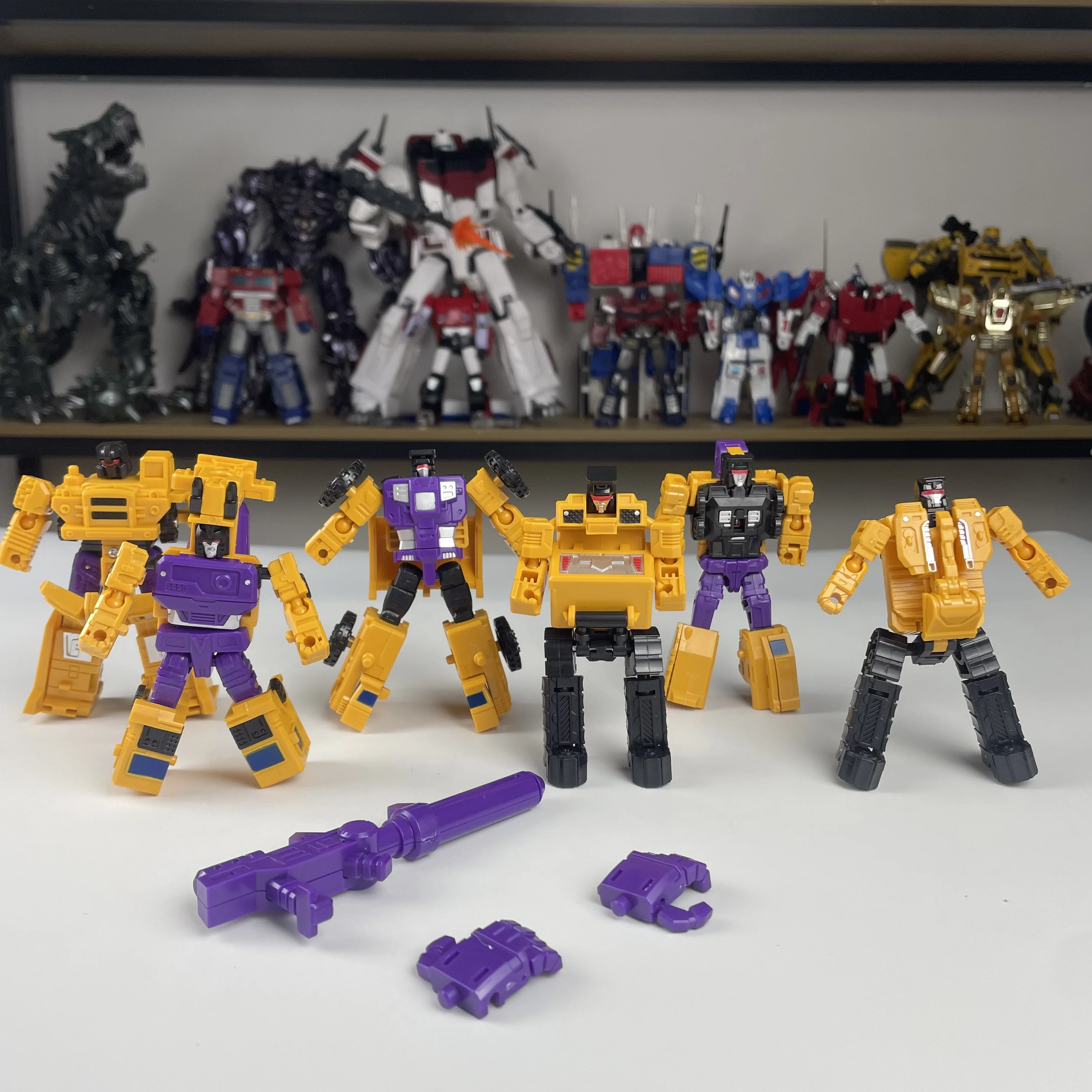 6 in 1 MINI Devastator Trasformazione Modello MINI Devastator 22CM Action Figure Robot Giocattoli di plastica MIGLIOR regalo