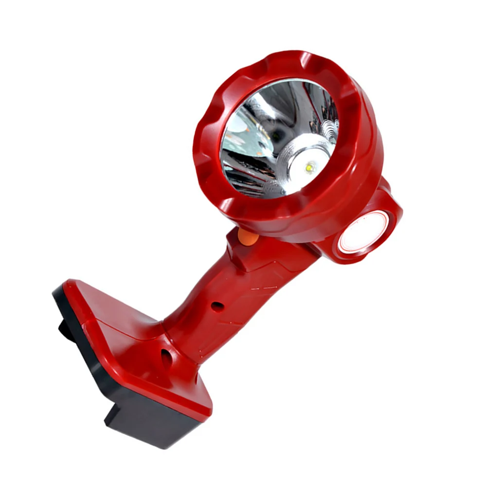 

Rechargeable Light Red Battery Work Light Lithium Battery Powered Metal Plastic Material Nighttime Illumination