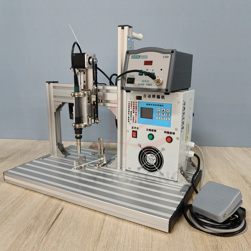 

Паяльная машина для авиакомпании с регулируемым диапазоном температуры 1-600 ° C для авиационной проводки, приспособление 180–240 В/50 Гц в комплекте