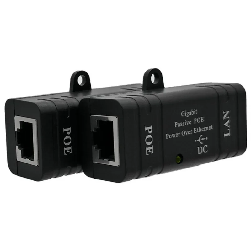 1000/100 Mbps 5V 12V 24V 48V/1A POE Injector Power Splitter untuk IP Kamera POE Modul Adaptor Aksesori