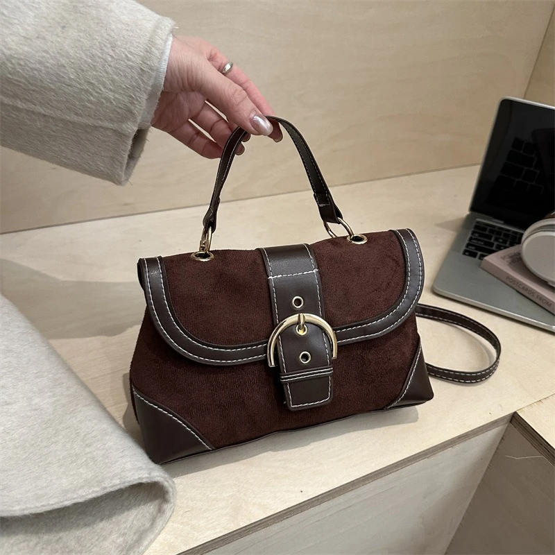 Women's Messenger Bag Handbag Women's Fashion High-end Sense Small Square Bag Versatile Messenger Bag