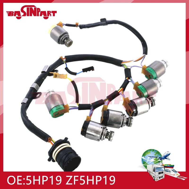 5HP19 Transmission Solenoids With Internal Harness For BMW AUDI Prosche 5 Series 1068298035 ZF5HP-19FL ZF5HP19