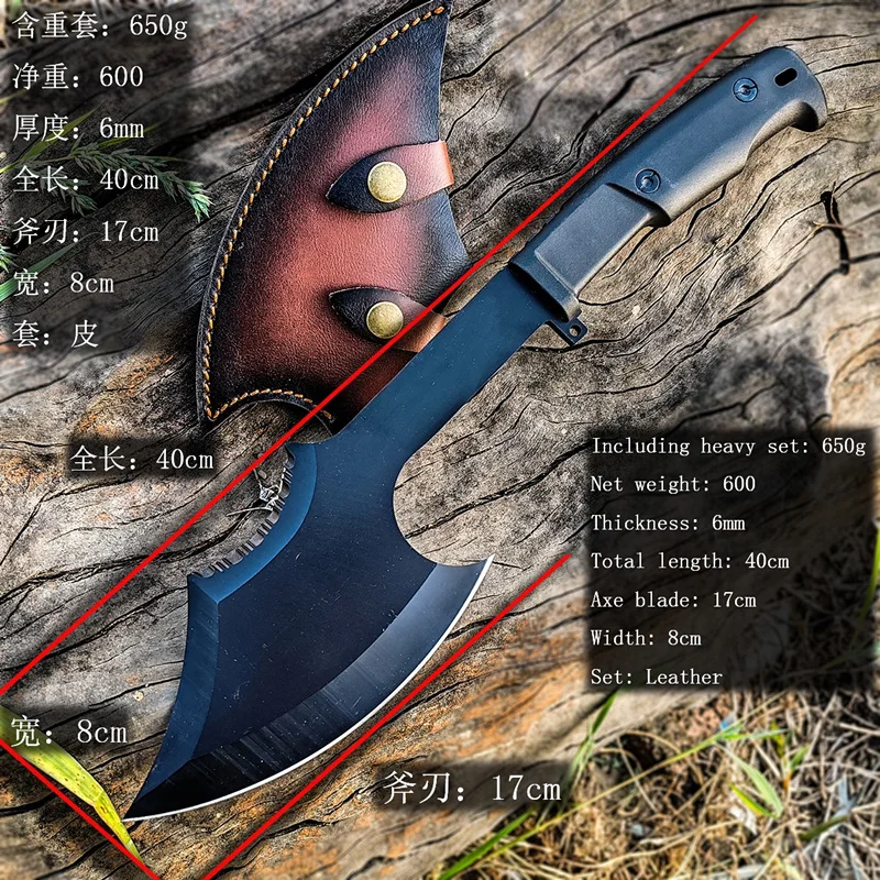 Outdoor Portable EDC Woodworking Multifunctional Fire Axe Camping Emergency Logging Bone Chopping Mini Hand Axe