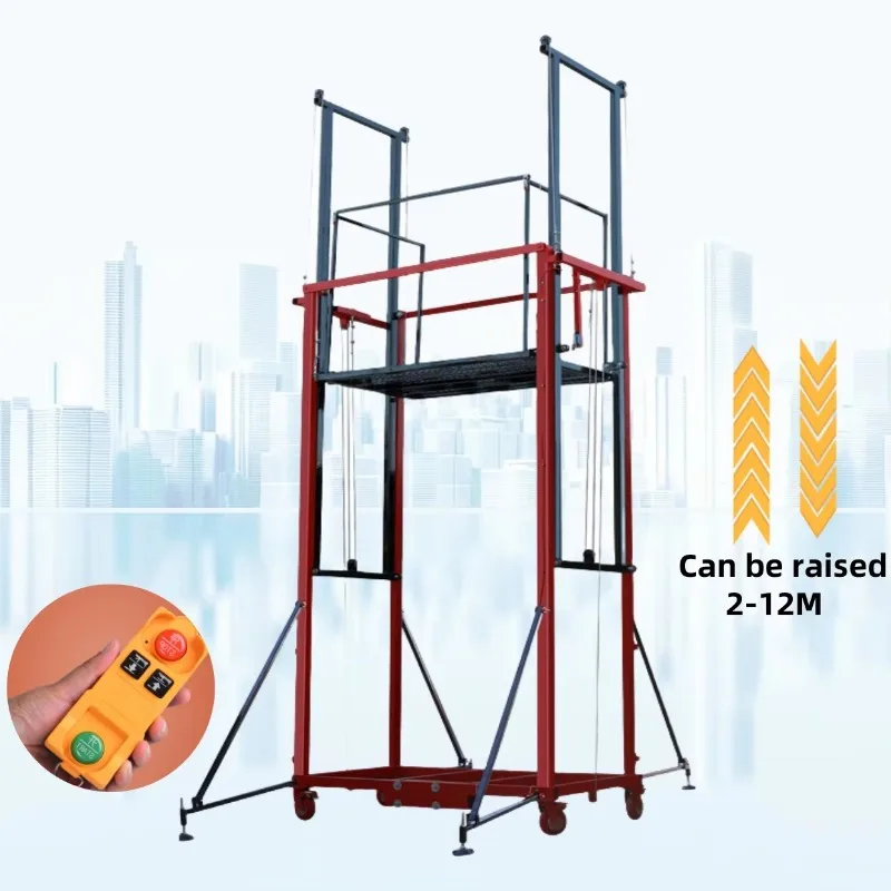

Customized 2-12m Mobile Electric Lifting Scaffold Automatic Foldable Mobile Lift Stair Lift for Suspended Platform