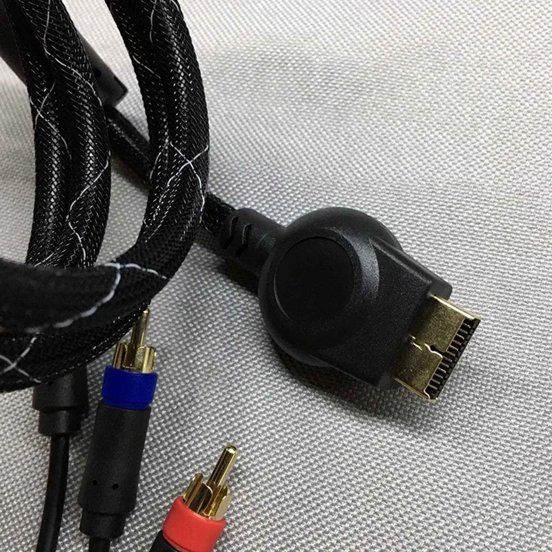 For PS2/PS3 RGBS Color Monitor Special Cable, For Sony Game Console RGB+Sync Video And Audio Cable, High-Resolution