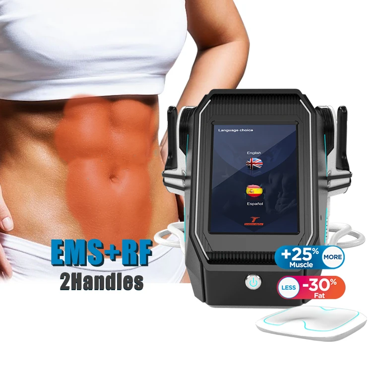 Ems Sculpting Muscle Stimulator Equipment Fitness Ems sculpt Neo Machine 2 Handles Tesla Sculpt