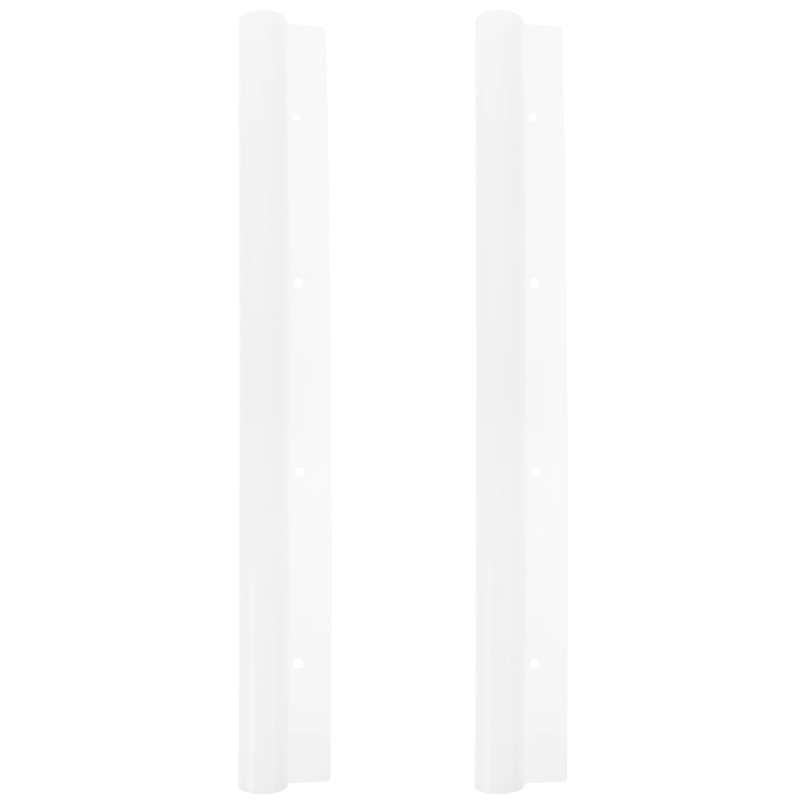 

2pcs Golf Flag Tubes Plastic Poles Sewing Tools White Inserted Long Lasting Practical Quality Golf Training Accessories