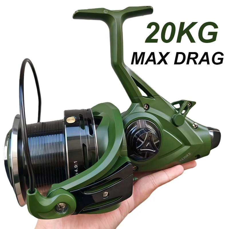 Carrete giratorio Metal 9000 – Surfcasting y curricán marino - imagen 4
