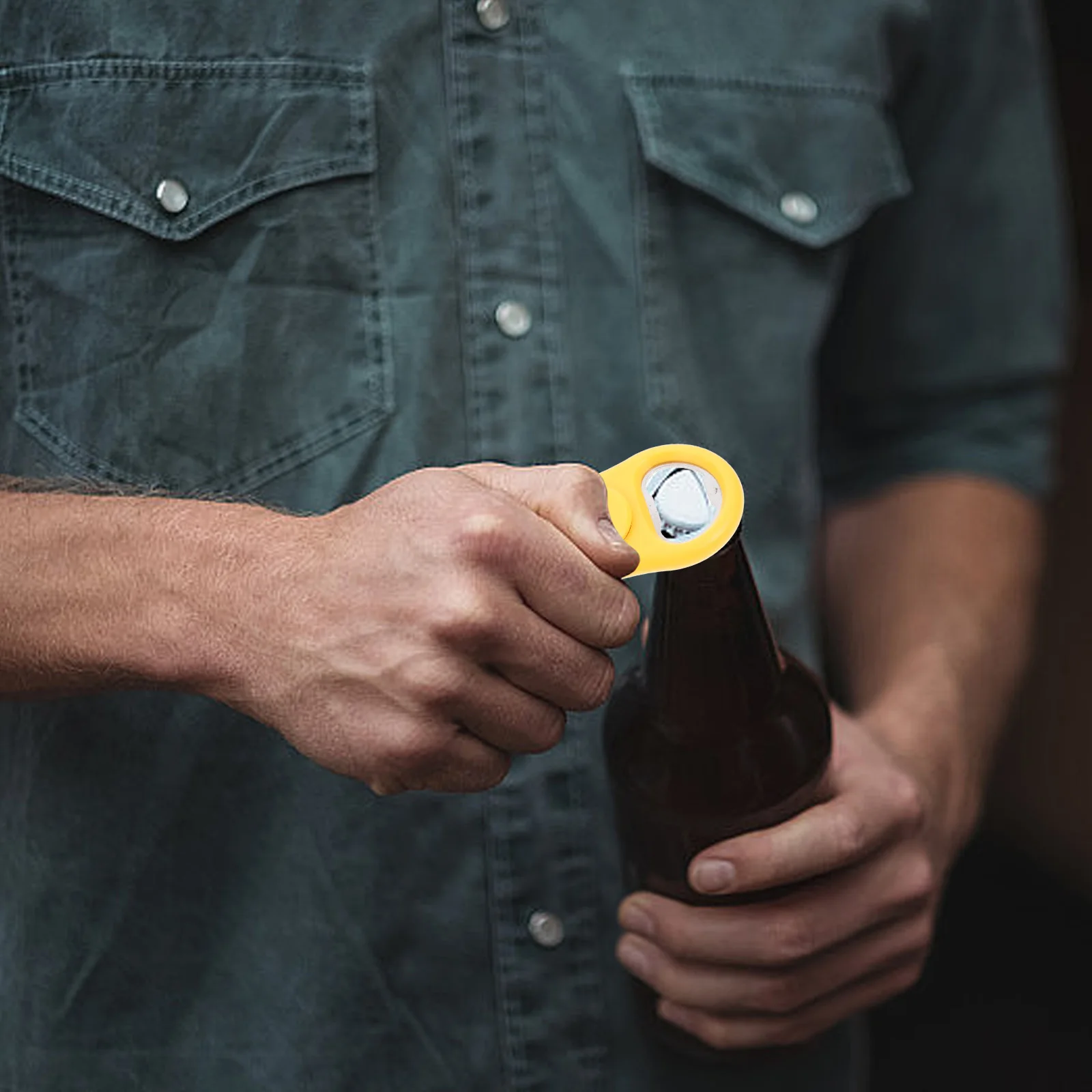 

Bottle Opener Can Magnet Beer Tools Portable Openers Manual Stainless Steel Convenient