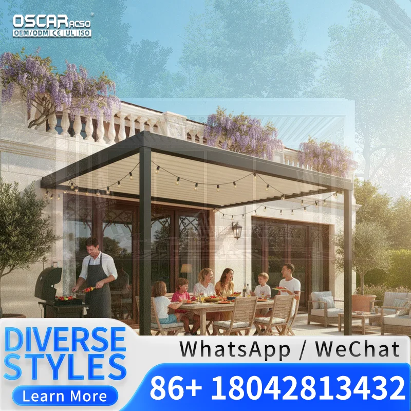8x8 10x6 10x16 12x18 Rain Resistant Outdoor Canopy for Patio Garden Backyard Pergola