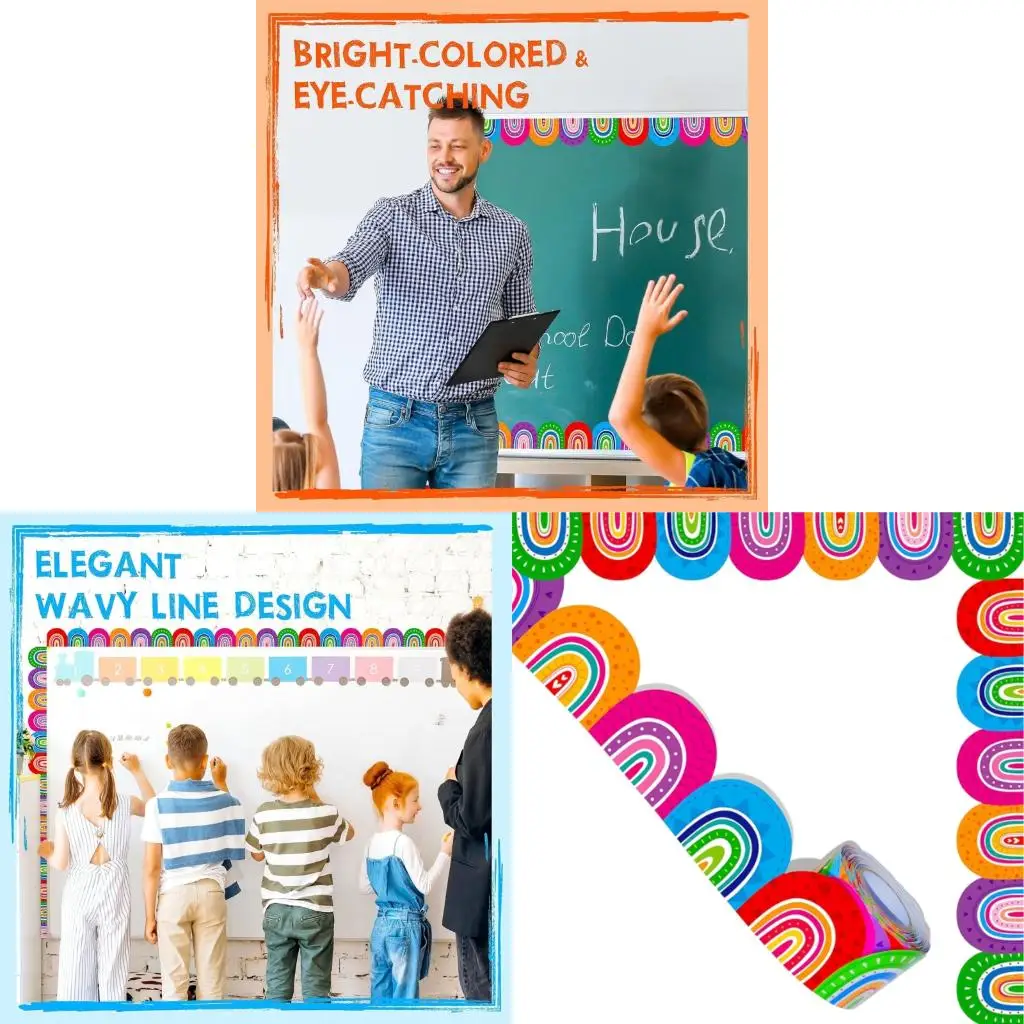  10m Bulletin Border Trim Colorful Bulletin Board Borders Notice Board Border